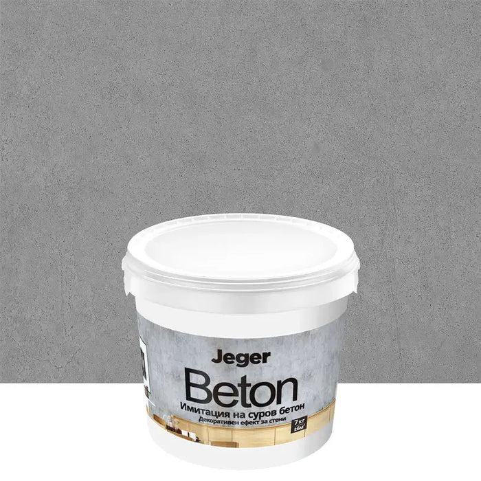 BETON GENOVA DECORATIVE EFFECT 7 KG JEGER - Декоративни покрития<<<Интериорни бои<<<Бои и