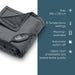 Beurer HD 74 Cosy Dark Gray Heated Overblanket LE 2024 - Уреди за дома<<<BEURER уреди за здраве и