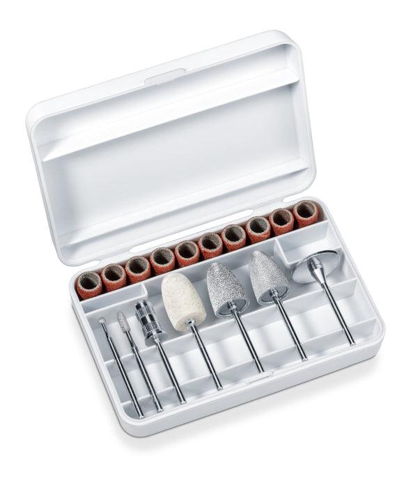 Beurer MP 52 Manicure / pedicure set; 7 attachments; adjustable speed; left/right rotation; speed 6,000 rpm - 15.000