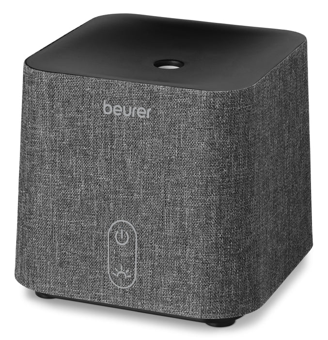 Beurer LA 35 Aroma diffuser, Micro-fine ultrasonic atomisation, Two-level LED light, up to 20 m2, 12W, fabric cover, automatic switch-off