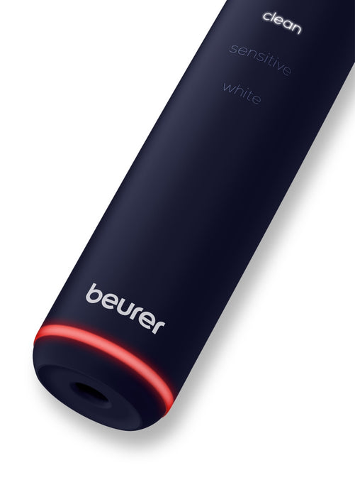 Beurer TB 50 Electric toothbrush; Integr. pressure sensor; 3 cleaning programs; 45 days Battery life; 2-min timer; Oscillating, pulsating, brushing technology; Incl. charger, USB cable with adapter, storage box & CBH; black