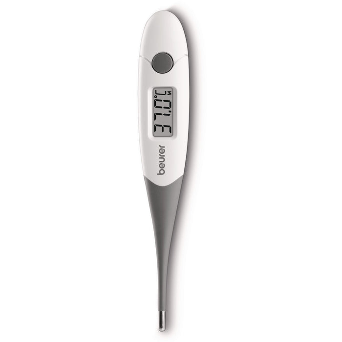 Beurer FT 16/1 clinical thermometer, Contact-measurement technology, Display in °C, Result after just 10 sec, Protective cap; Waterproof, white