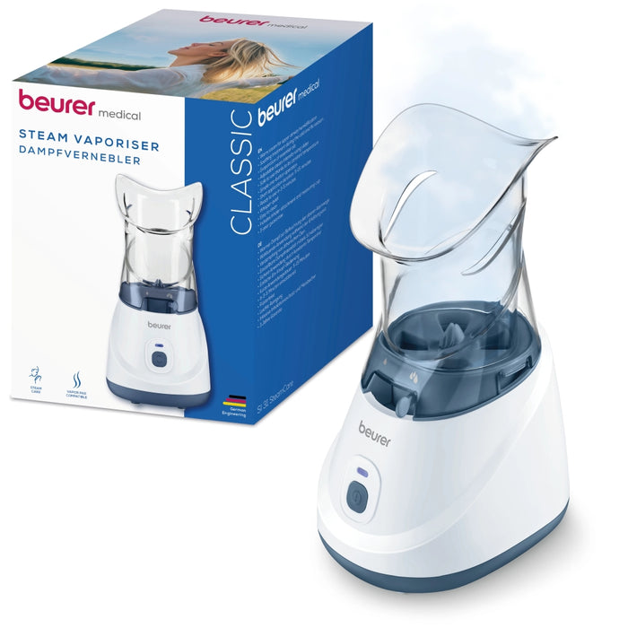 Beurer SI 31 Steam vaporizer, LED indicator; Quiet operation; Steam regulation; Ready to use in 3- 5 min; Saline solution and essential oils