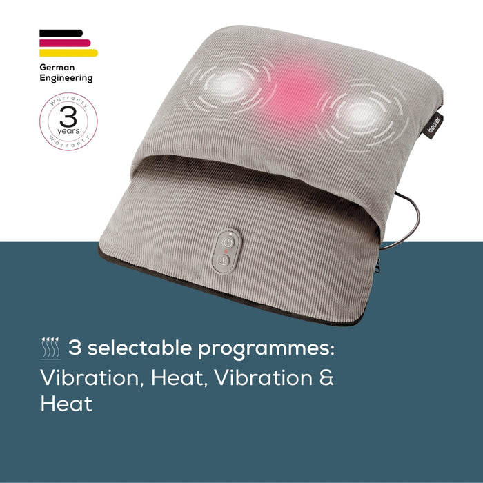 Beurer FM 28 Compact foot massager 2 in 1: Vibration massager and foot warmer; 3 programs; Operation via USB-C cable; up to size 43; auto switch-off after 20 min