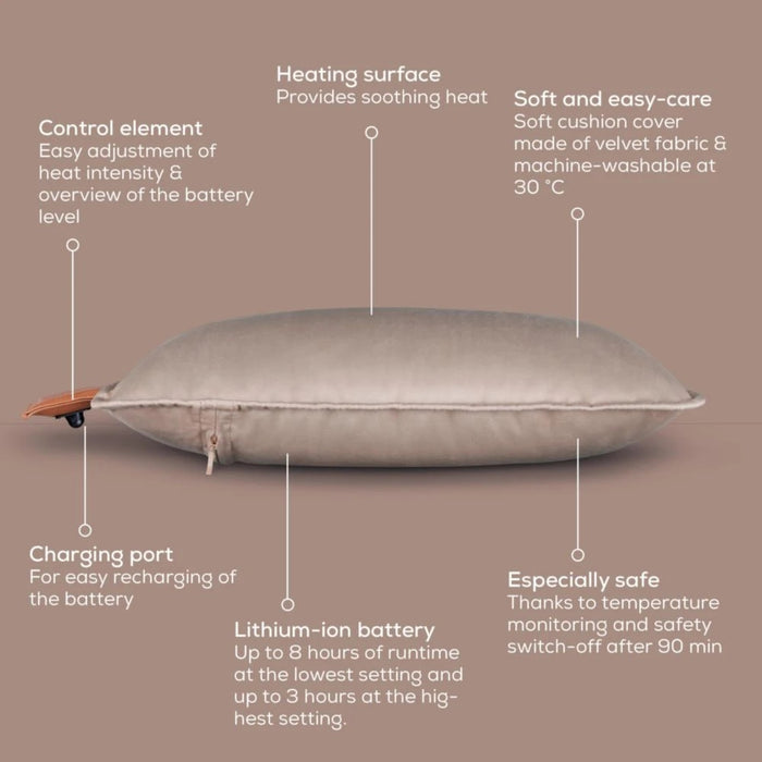 Beurer HK 77 Heaty smokey-taupe + Beurer KS 19 Pure White