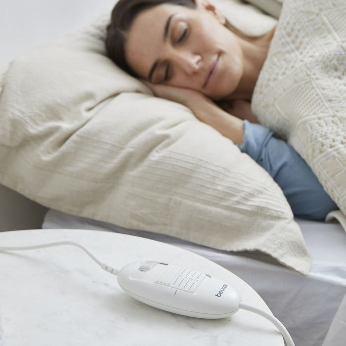 Beurer TS 23 Compact Heated Underblanket; Printed motif Breathable; 3 temperature settings; washable on 30° Oko-Tex 100;150(L)x80(W) cm