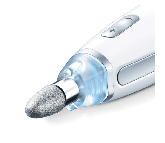 Beurer MP 62 Manicure / pedicure set ; 10 attachments; adjustable speed; left/right rotation; LED light; storage case