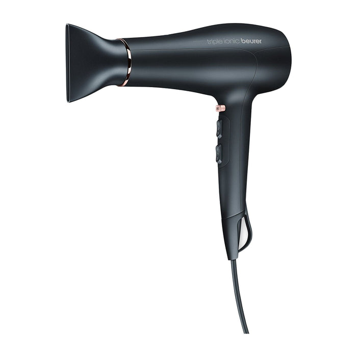 Beurer HC 50 Hair dryer, 2 200 W, triple ionic function, 2 attachments, 3 heat settings,2 blower settings, cold air, overheating protection 