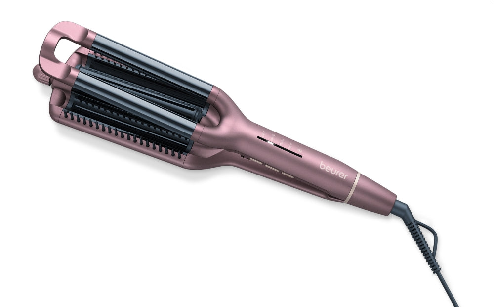 Beurer HT 65 Wave styler, 4 in 1: beach waves, natural waves, mermaid waves, water waves, Ceramic keratin coating, Individual temperature settings (160 - 210 °C), Digital display, Key lock, Automatic switch-off after 30 min.