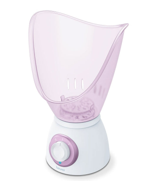 Beurer FS 60 Facial Sauna and Steam Inhaler, 3-in-1: facial cleansing, aromatherapy and inhalation, 2 output levels, measuring cup