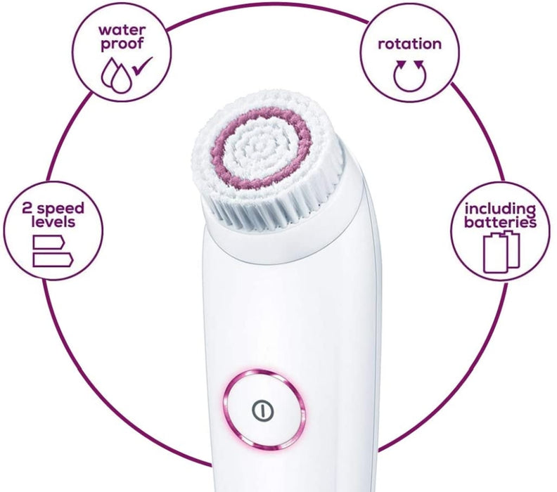 Beurer FC 45 Facial brush,1 attachments, 2 speeds,water-resistant,Lithium-ion battery,For daily use