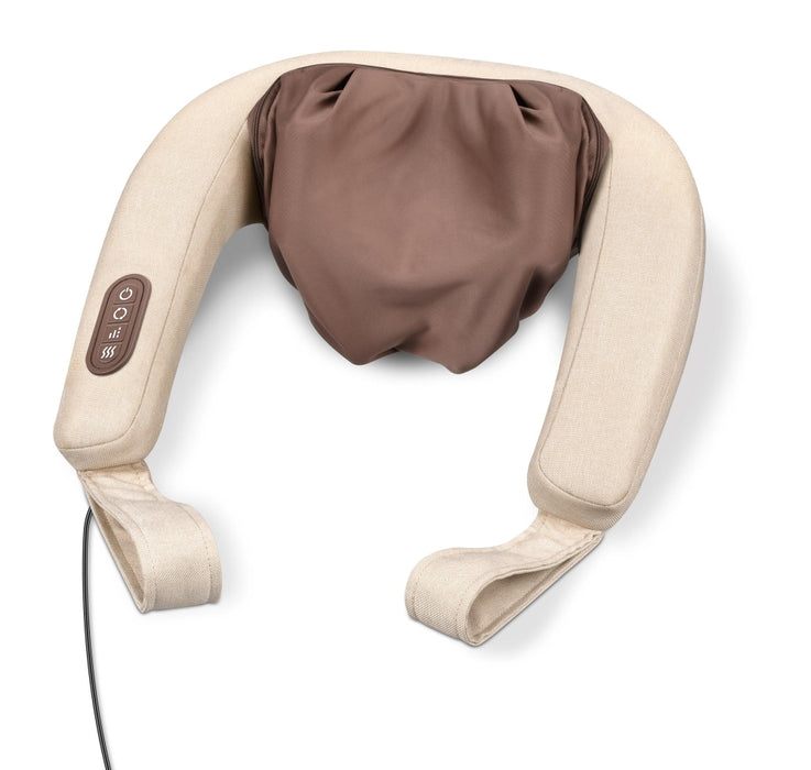 Beurer MG 153 4D neck massager, Penetrating kneading massage, 4D massage heads, washable cover, heat function, 2 intensity levels + 1 massage mode