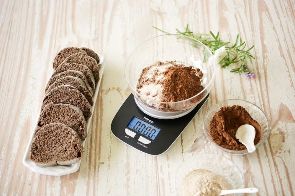 Beurer KS 25 kitchen scale; Bowl with 1.2 litre capacity;3 kg / 1 g