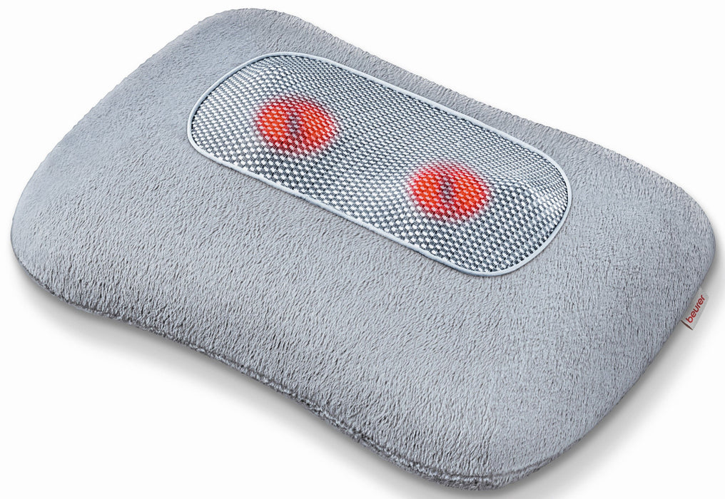 Beurer MG 145 Shiatsu massage cushion; massage for the shoulders, neck, back and legs; 4 Shiatsu massage heads; removable cover; machine-washable; light and heat function