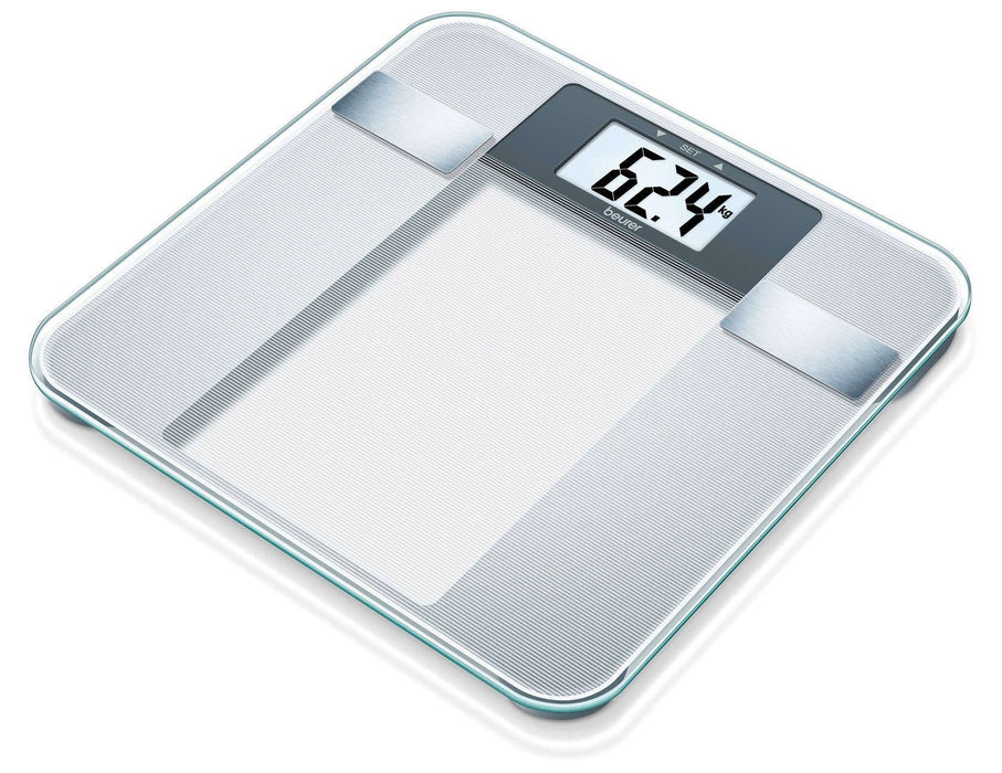 Beurer BG 13 Diagnostic Bathroom Scale; XL display;body weight, body fat, body water, muscle percentage,bone mass, 10 users; 150 kg