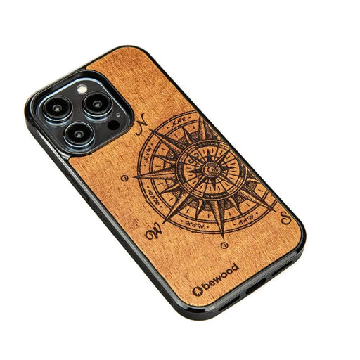 Bewood Traveler Merbau wooden case for iPhone 15 Pro - Cell phone cases and covers<<<HurtelXML