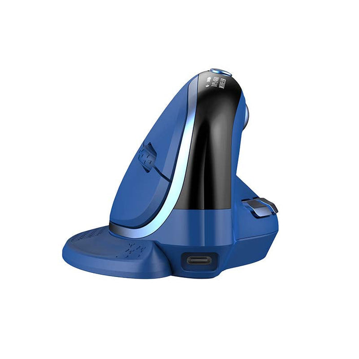 Bezprzewodowa mysz pionowa Delux M618XSD BT + 2.4G RGB (niebieska) - Vertical mice<<<Mice<<<Gaming<<<InnproXML