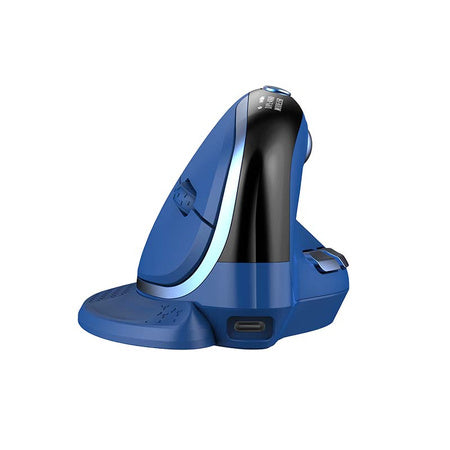 Bezprzewodowa mysz pionowa Delux M618XSD BT + 2.4G RGB (niebieska) - Vertical mice<<<Mice<<<Gaming<<<InnproXML