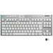 Безжична геймърска механична клавиатура Logitech G915 TKL White Lightsync RGB Tactile суичове - Gaming