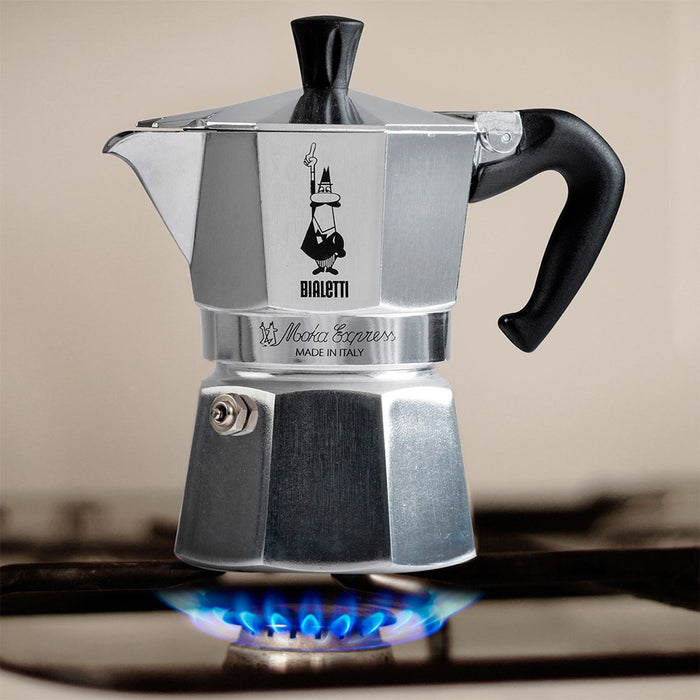 Bialetti Moka Express Moka pot 0.3 L Aluminium, Black