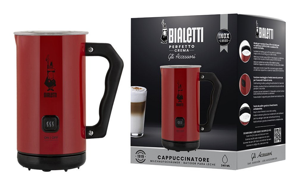 Bialetti MKF02 Automatic milk frother/warmer Red
