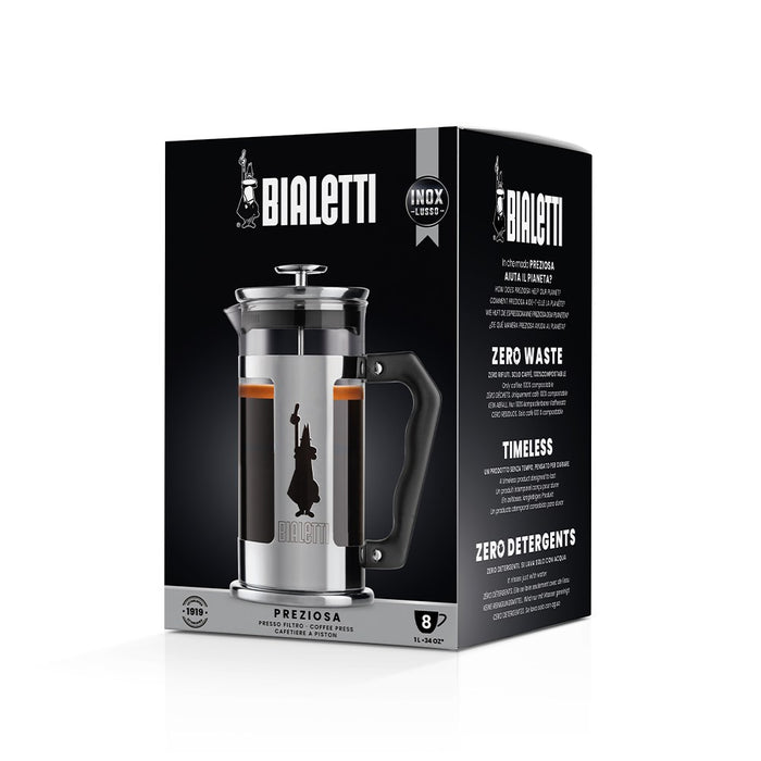 Bialetti French Press Preziosa/Omino coffee brewer, 350 ml