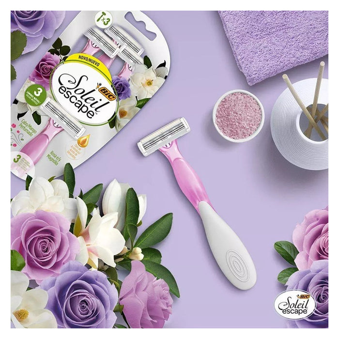 RAZOR SOLEIL ESCAPE 3 MOTHER'S TEAR/ROSE BL3 BIC