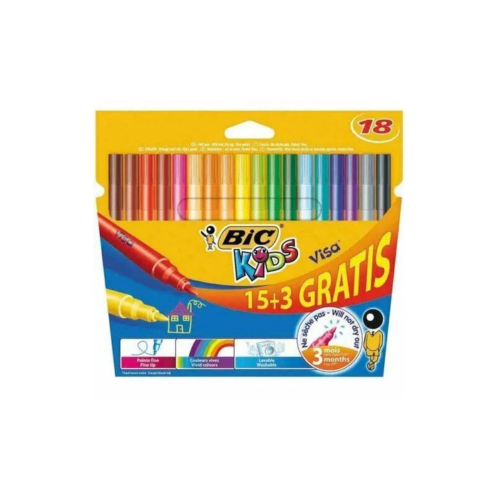 FINE PENS VISA 15+3 BIC
