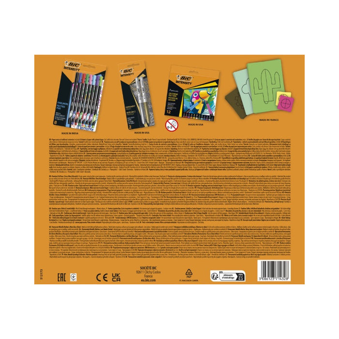 MIXED CACTUS COLORING KIT BIC