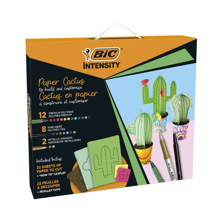MIXED CACTUS COLORING KIT BIC