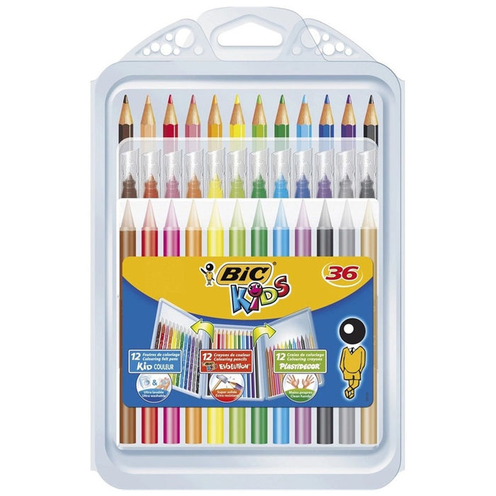 MIXED COLORING KIT BL 3X12 BIC