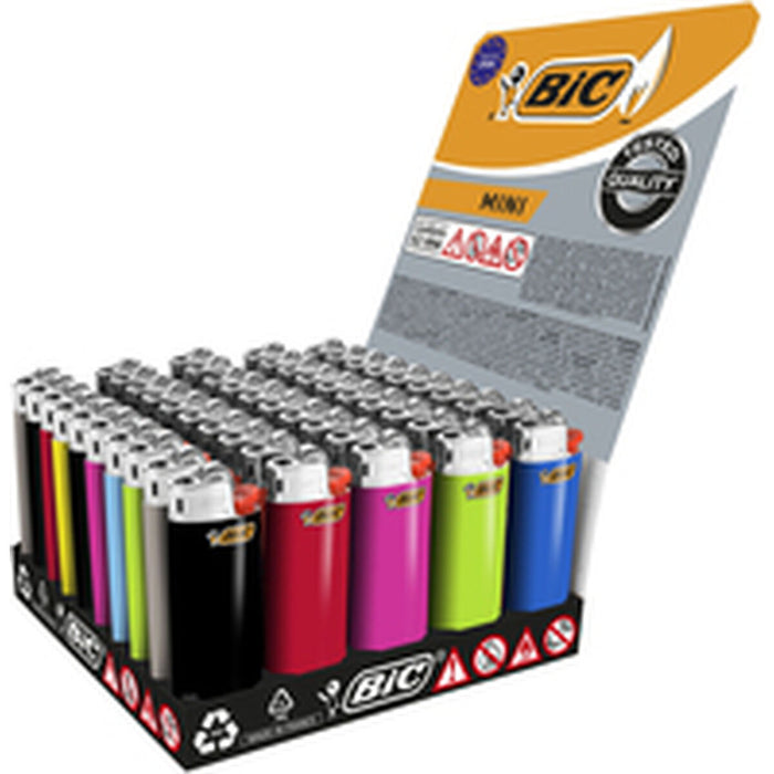 Lighter Bic mini j25 Multicolour 50 Units