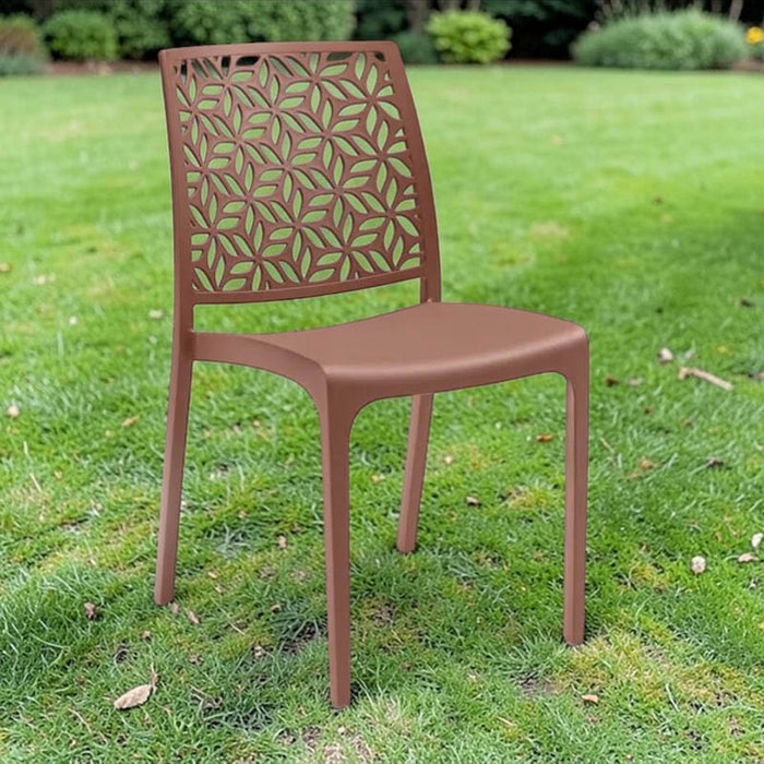 GARDEN CHAIR 46X57X81CM BRICK RED BICA NINFA