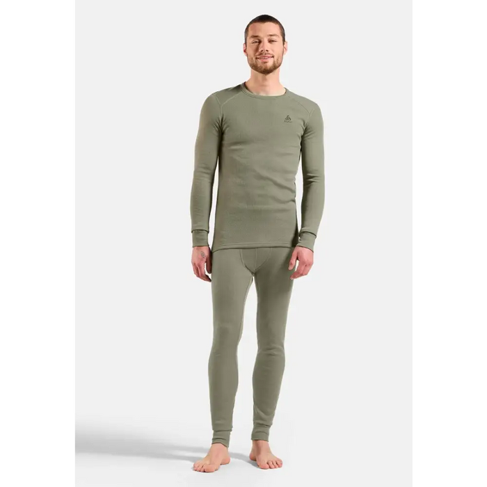 Bielizna termoaktywna z długim rękawem Odlo BL TOP crew neck l/s ACTIVE WARM roz. M Szara - Thermoactive