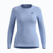 Bielizna termoaktywna z długim rękawem Odlo BL TOP crew neck s/s ACTIVE WARM roz. M Niebieska - Thermoactive