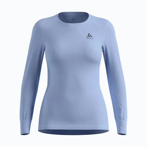 Bielizna termoaktywna z długim rękawem Odlo BL TOP crew neck s/s ACTIVE WARM roz. S Niebieska - Thermoactive