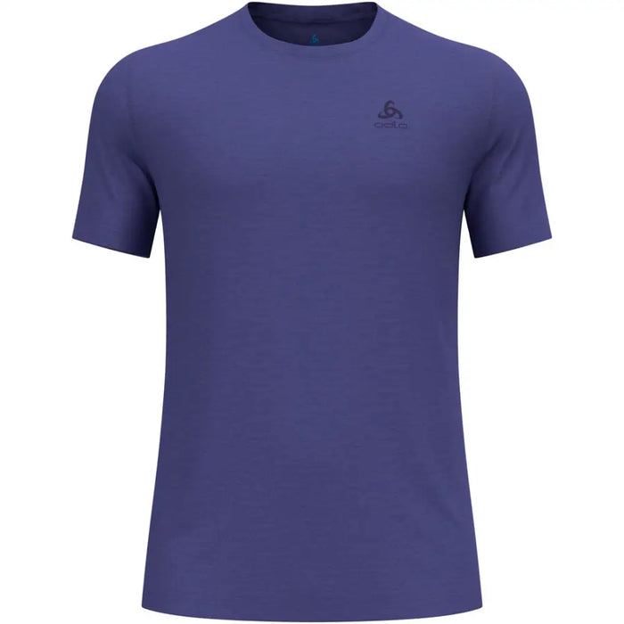 Bielizna termoaktywna z krótkim rękawem Odlo BL TOP crew neck l/s MERINO 160 roz. M Niebieska - Thermoactive