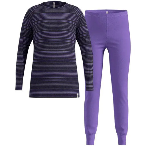 Bielizna termoaktywna - zestaw Odlo Set long ACTIVE WARM SET roz. 116cm Czarna - Thermoactive
