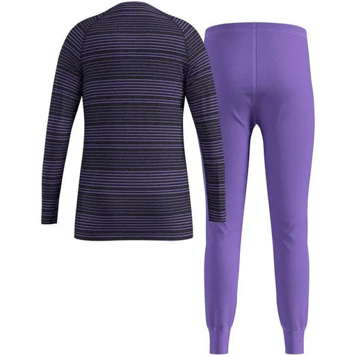 Bielizna termoaktywna - zestaw Odlo Set long ACTIVE WARM SET roz. 116cm Czarna - Thermoactive