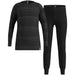 Bielizna termoaktywna - zestaw Odlo Set long ACTIVE WARM SET roz. 128cm Czarna - Thermoactive