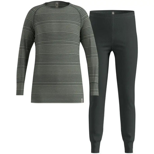 Bielizna termoaktywna - zestaw Odlo Set long ACTIVE WARM SET roz. 152cm Szara - Thermoactive