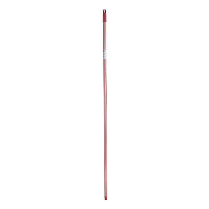 Broom handle Red Metal 2,3 x 130 x 2,3 cm Stripes (12 Units)