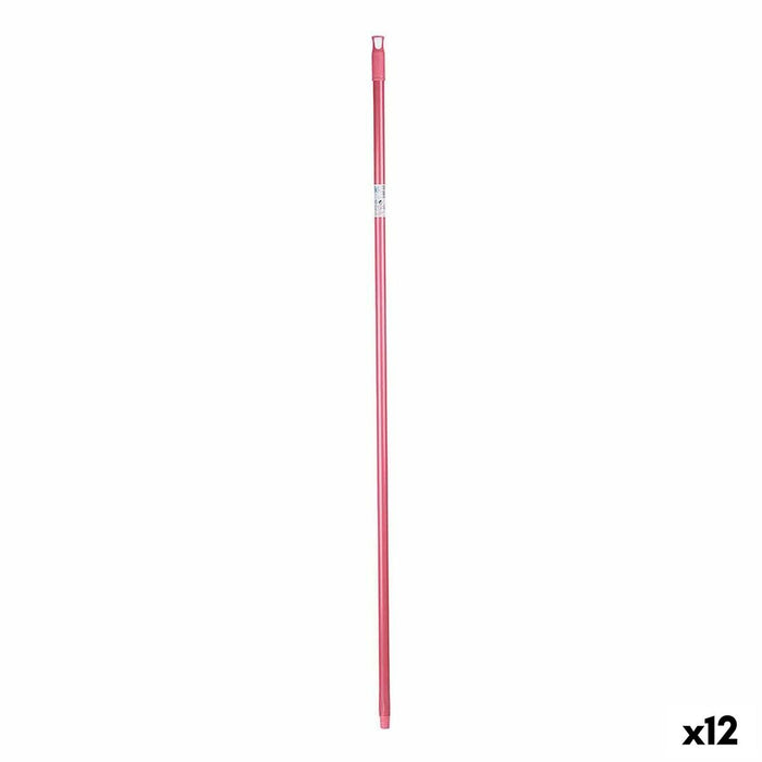 Broom handle Pink Metal 2,3 x 130 x 2,3 cm (12 Units)