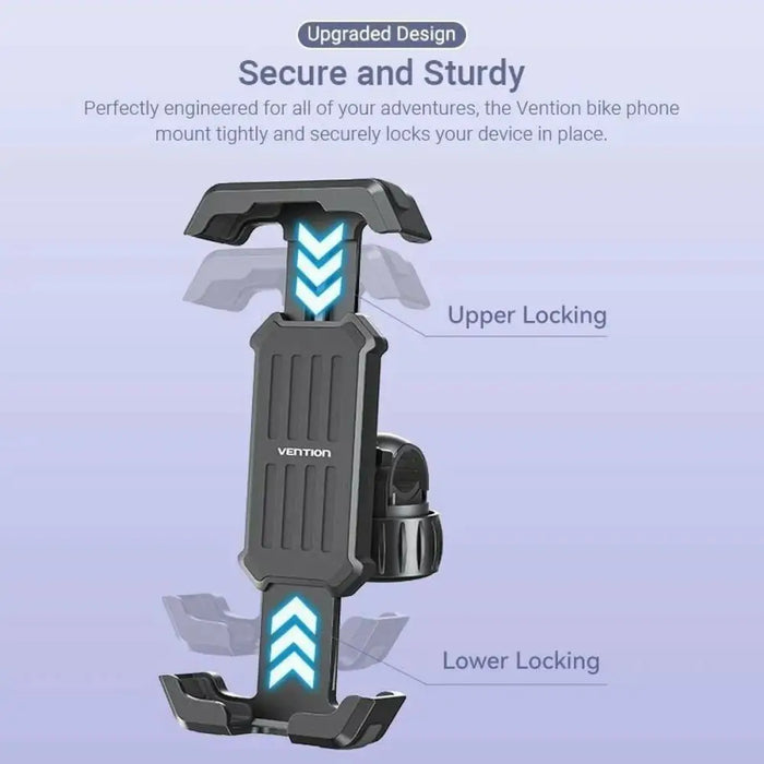 Bike Phone Holder Vention KSFB0 Black - Електроника GPS и Автомобил<<<Компютри| Електроника<<<BigBuy&&&Поставки за