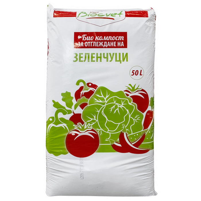 BIO COMPOST FOR VEGETABLES 50L BIOCOLOR - Почви<<<Торове почви и тревни смески<<<Градина<<<Praktiker