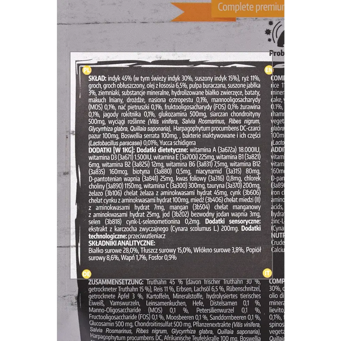 BIOFEED Euphoria Fresh Adult Medium & Large Monoprotein Turkey - dry dog food - 2kg - Dry foodDLP-KAS<<<For