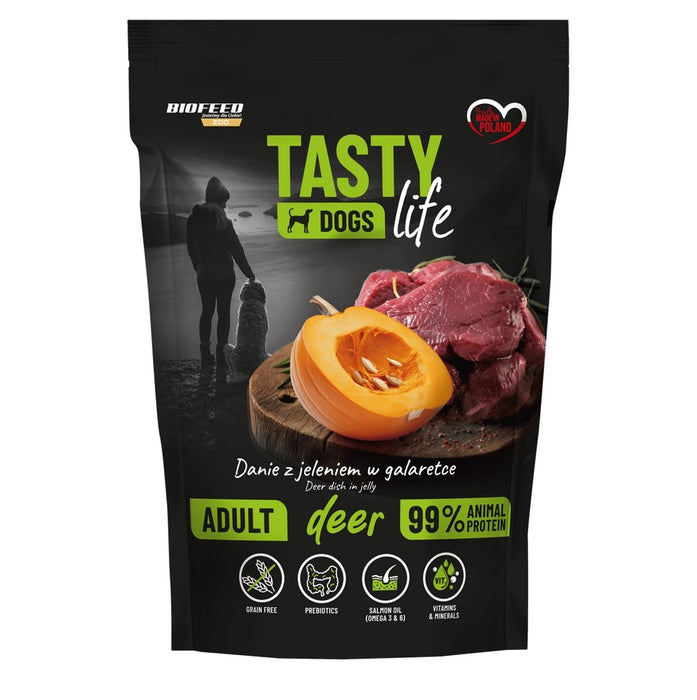 BIOFEED Tasty Dogs Life Deer - wet dog food - 150g