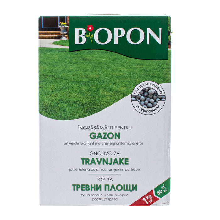 SOLID FERTILIZER FOR GRASS CARPETS 1KG BIOPON