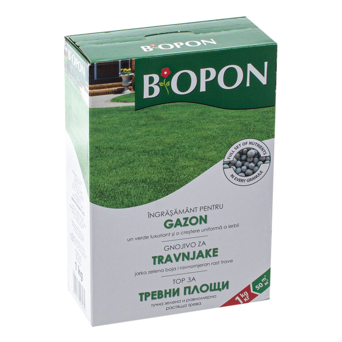 SOLID FERTILIZER FOR GRASS CARPETS 1KG BIOPON