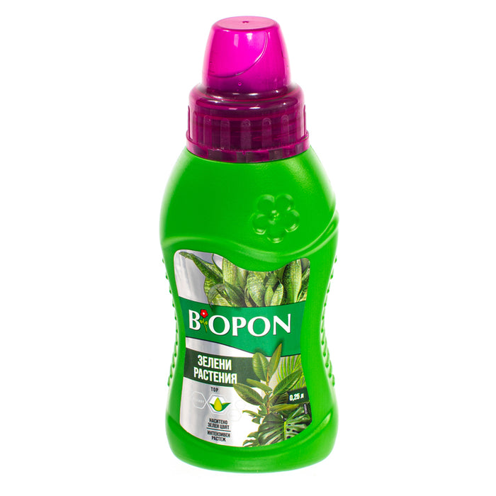 LIQUID FERTILIZER FOR GREEN PLANTS 0.25L BIOPON